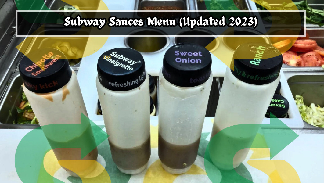 Subway Secret Sauces Menu updated today