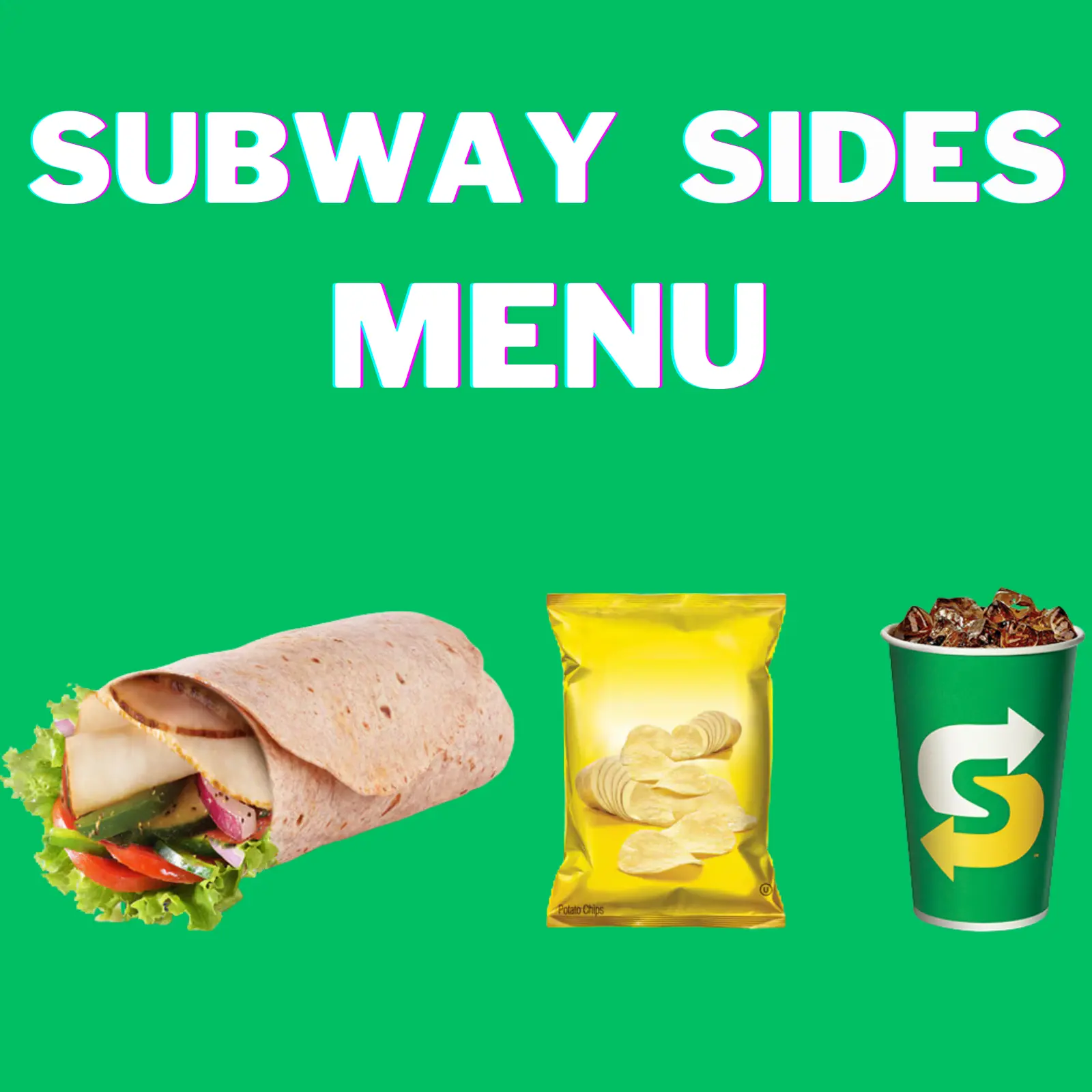 Subway sides menu